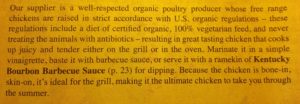 Copywriting lessons, number one: Know your audience. Screenshot of Trader Joe's flyer, detailing the first of three copywriting lessons.